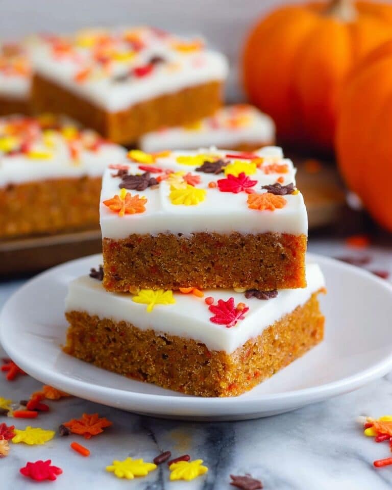 Pumpkin Bars with Cream Cheese Frosting Recipe