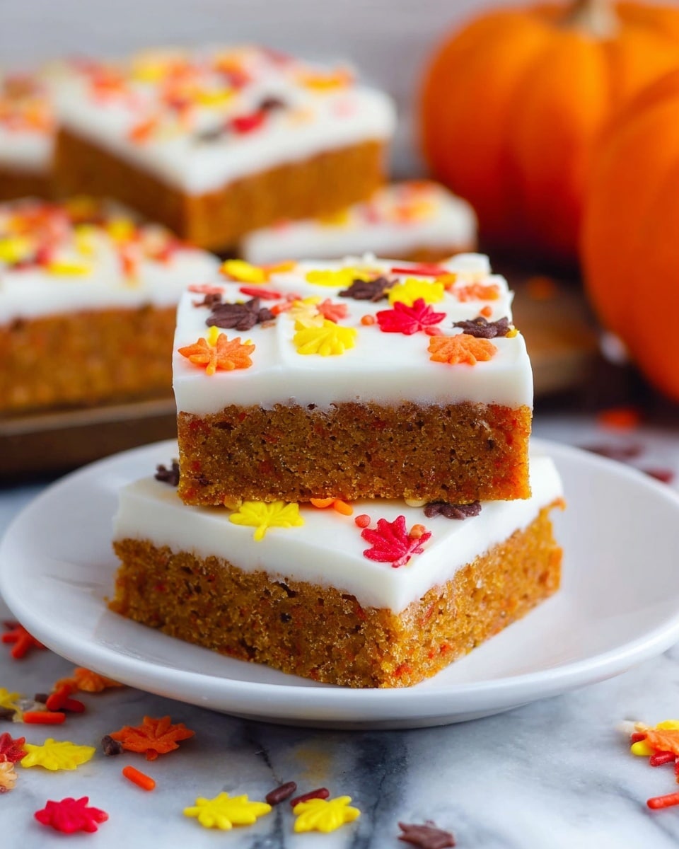 Pumpkin Bars with Cream Cheese Frosting Recipe