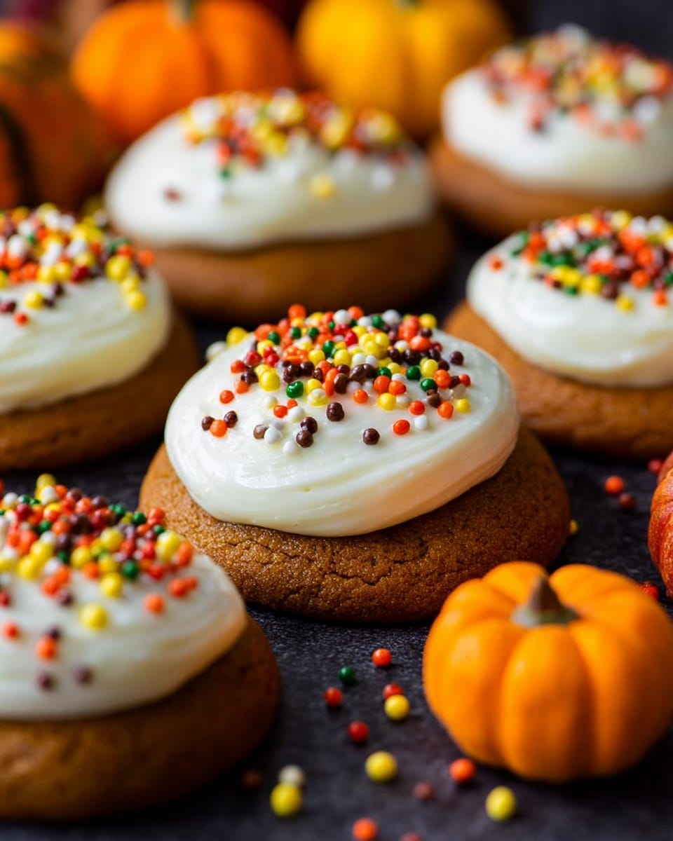 Pumpkin Cookies with Cream Cheese Frosting Recipe